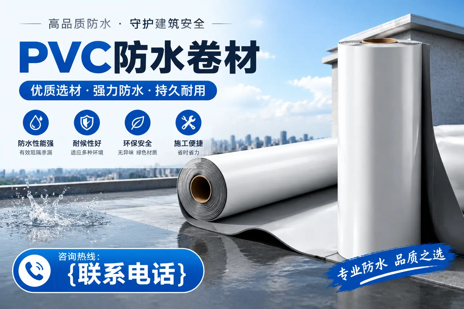 PVC防水卷材的选购技巧与注意事项,助您在济宁找到合适产品